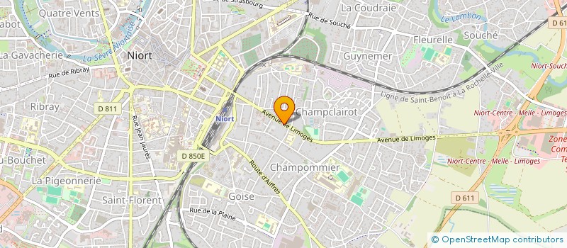 localisation de l'entreprise SCI BURESTE LAMARQUE à NIORT