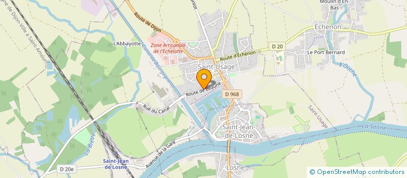 localisation de l'entreprise SCI BURET  SAINT-USAGE