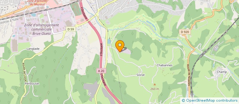 localisation de l'entreprise SCI BURG DIDIER ET CHRYSTEL  BRIVE-LA-GAILLARDE