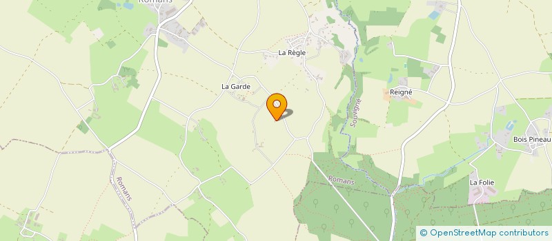 localisation de l'entreprise SCI BURGAUD BUREAU  ROMANS