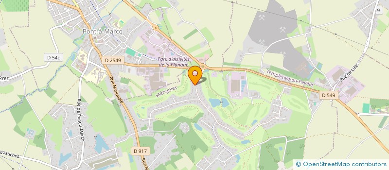 localisation de l'entreprise SCI BURGAULT à MERIGNIES