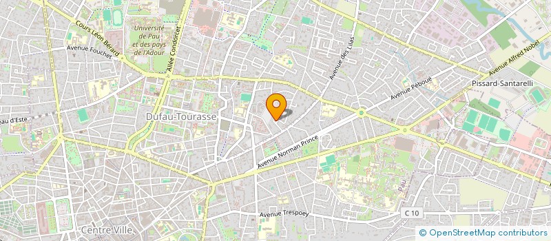 localisation de l'entreprise SCI BURGEAUD à PAU