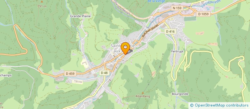 localisation de l'entreprise SCI BURGER  LIEPVRE