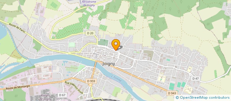 localisation de l'entreprise SCI BURGONDE à JOIGNY
