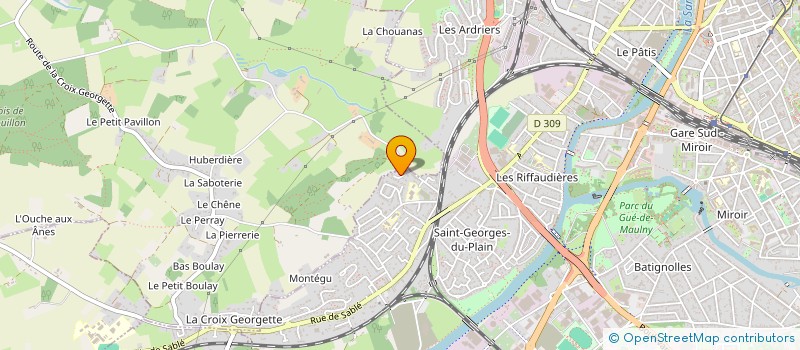 localisation de l'entreprise SCI BURGOS  LE MANS