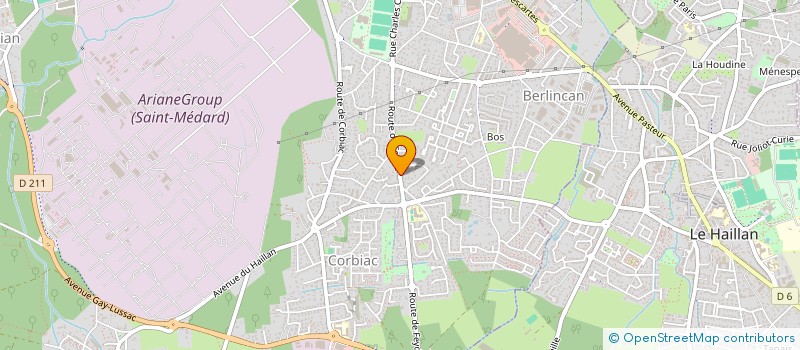 localisation de l'entreprise SCI BURGUETE  SAINT-MEDARD-EN-JALLES