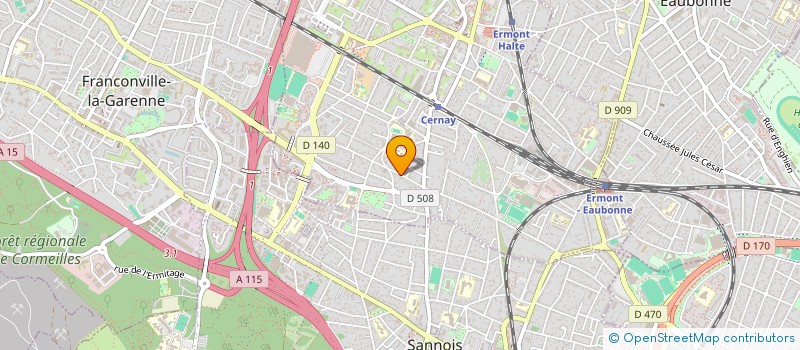 localisation de l'entreprise SCI BURGUNDIA à ERMONT