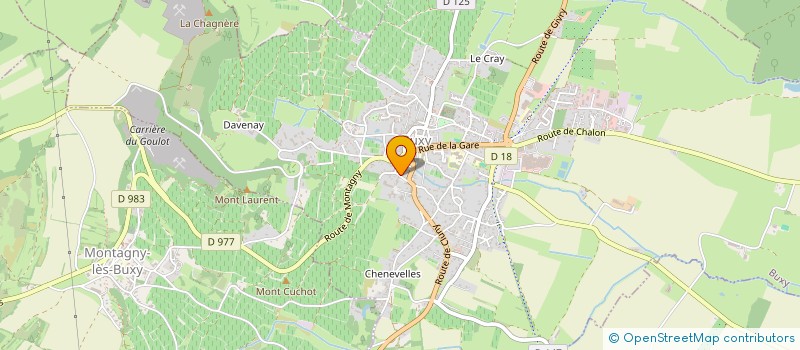 localisation de l'entreprise SCI BURGUNDY ALVARADO INVEST  BUXY