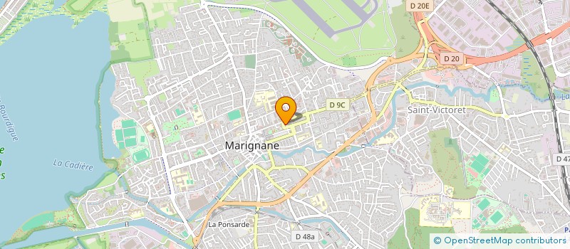 localisation de l'entreprise SCI BURIRAM  MARIGNANE
