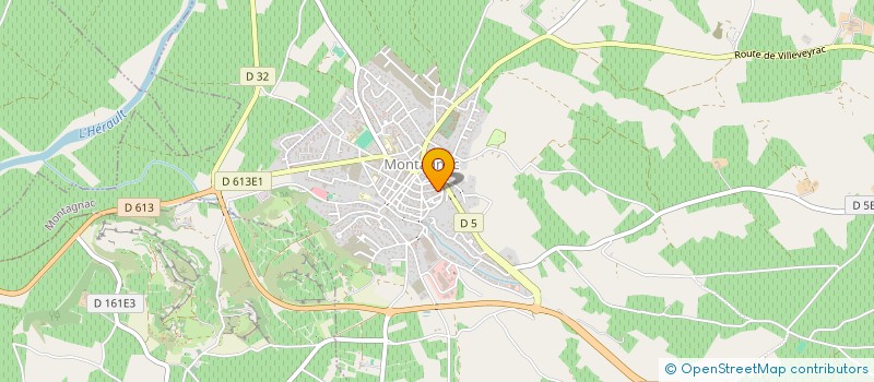 localisation de l'entreprise SCI BURJSISTER  MONTAGNAC