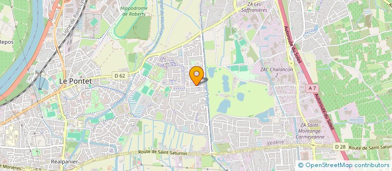 localisation de l'entreprise SCI BURLE  LE PONTET