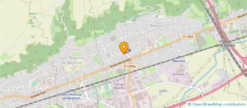 localisation de l'entreprise SCI BURO PASCAL à BEYNOST