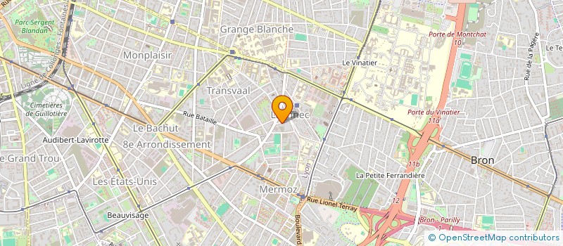 localisation de l'entreprise SCI BUROBAIL  LYON