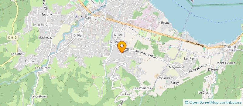 localisation de l'entreprise SCI BUROCENTRE à SAINT-JORIOZ