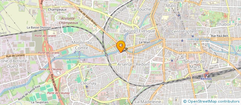 localisation de l'entreprise SCI BUROCOM  RENNES