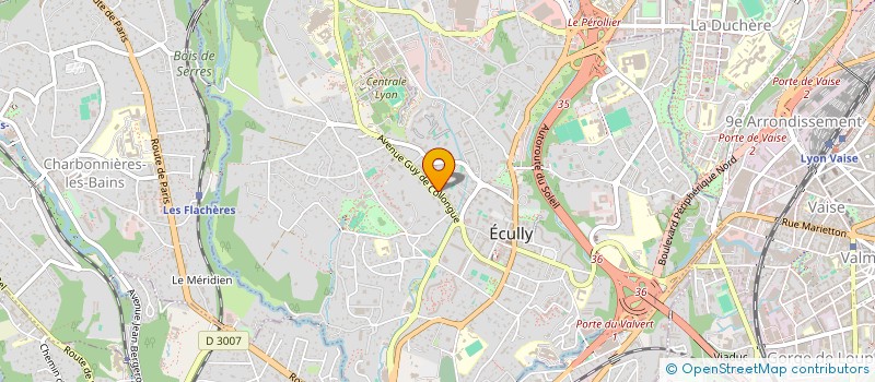 localisation de l'entreprise SCI BUROGALY  LYON