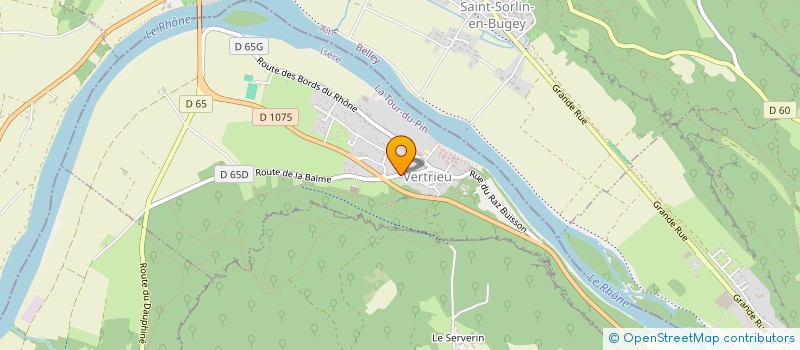 localisation de l'entreprise SCI BUROGUERIN  VERTRIEU