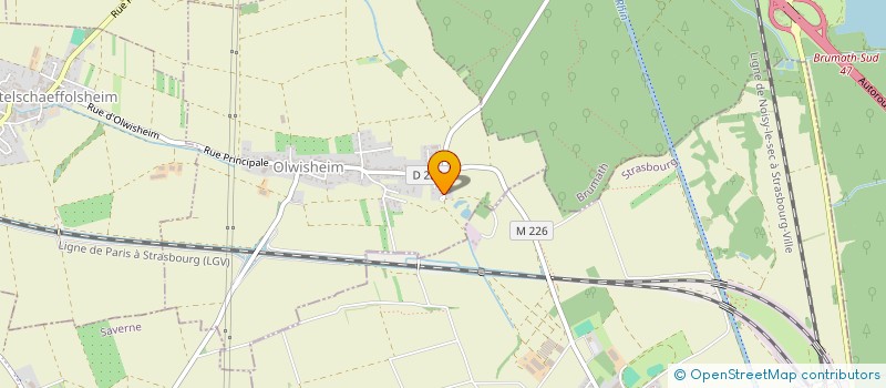 localisation de l'entreprise SCI BUROLIA  OLWISHEIM