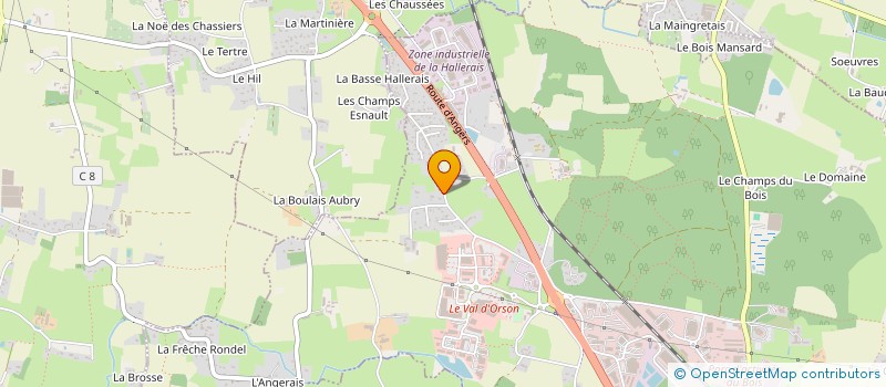 localisation de l'entreprise SCI BUROLIE  VERN-SUR-SEICHE