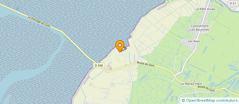 localisation de l'entreprise SCI BURON  BEAUVOIR-SUR-MER