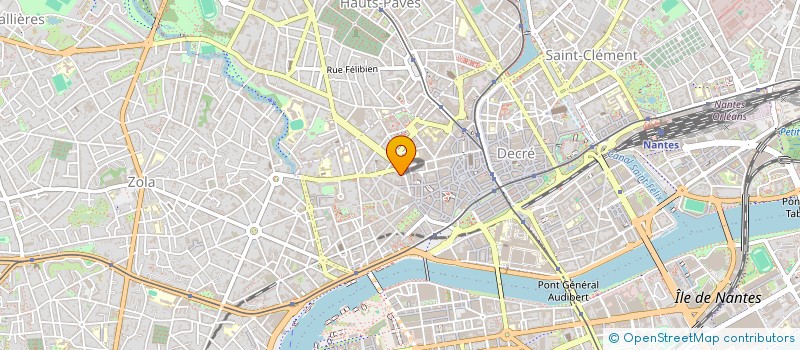 localisation de l'entreprise SCI BUROPEL  NANTES