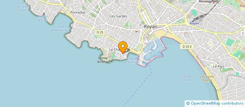 localisation de l'entreprise SCI BUROPONTAILLAC  ROYAN