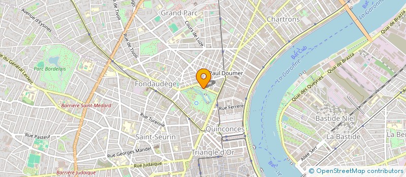 localisation de l'entreprise SCI BUROSSER à BORDEAUX
