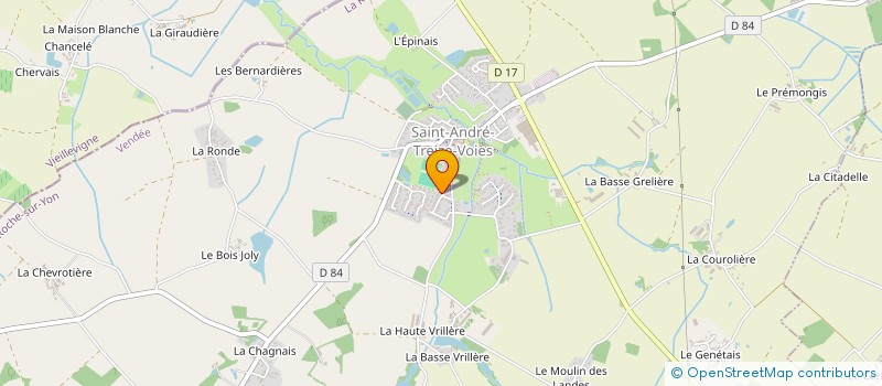 localisation de l'entreprise SCI BUROTIC  L'HERBERGEMENT