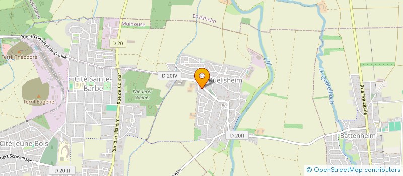 localisation de l'entreprise SCI BURR  RUELISHEIM