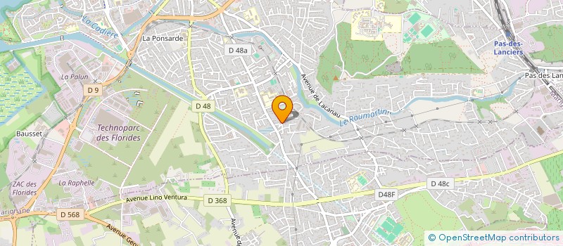 localisation de l'entreprise SCI BURRONI à MARIGNANE