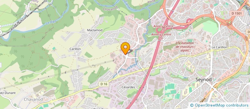 localisation de l'entreprise SCI BURTEN  CHAVANOD