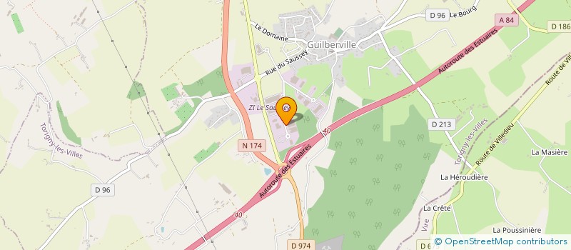 localisation de l'entreprise SCI BURTO  SAINT-LO