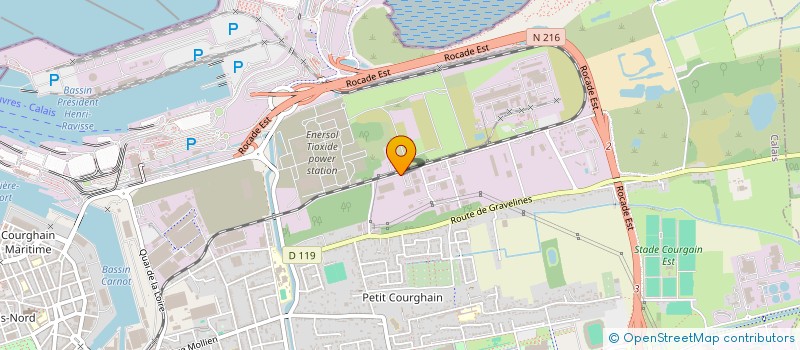 localisation de l'entreprise SCI BURWOOD  CALAIS