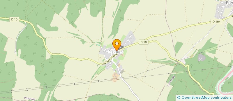 localisation de l'entreprise SCI BURY - LE SAUX  PASQUES