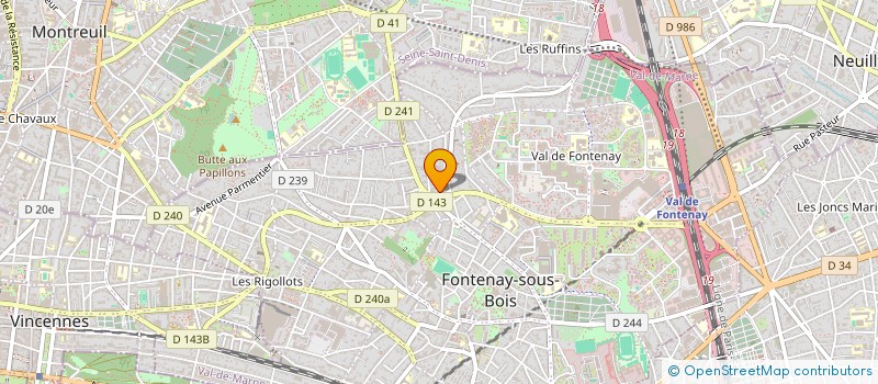 localisation de l'entreprise SCI BUS-AUMERLE à SAINT-MAUR-DES-FOSSES