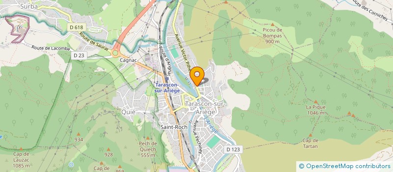 localisation de l'entreprise SCI BUSA à TARASCON-SUR-ARIEGE