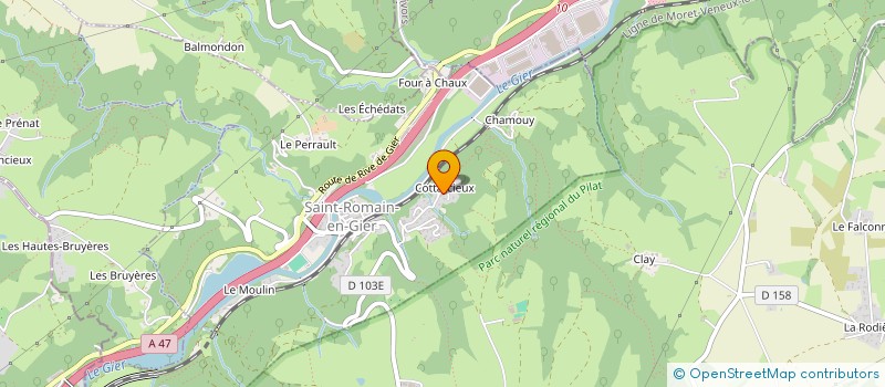 localisation de l'entreprise SCI BUSCH  SAINT-ROMAIN-EN-GIER