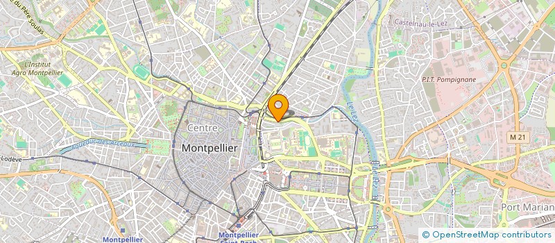 localisation de l'entreprise SCI BUSQUET-QUILLOT à MONTPELLIER