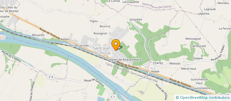 localisation de l'entreprise SCI BUSQUET THIERRY ET FILS  SAINT-JEAN-DE-THURAC