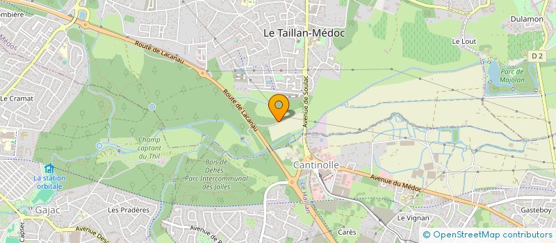 localisation de l'entreprise SCI BUSSAGUET  LE TAILLAN MEDOC