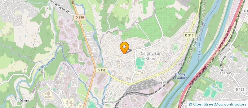 localisation de l'entreprise SCI BUSSARD  GRIGNY