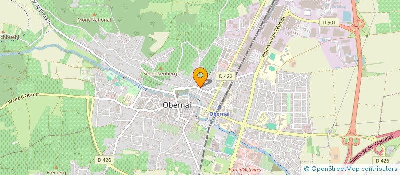 localisation de l'entreprise SCI BUSSER à OBERNAI