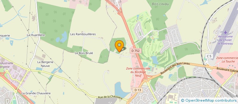 localisation de l'entreprise SCI BUSSEREAU-BOURON à CHOLET