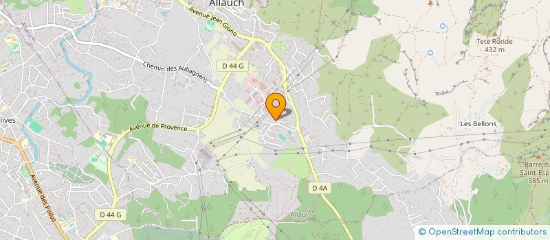 localisation de l'entreprise SCI BUSSUTIL BRETEUIL  ALLAUCH