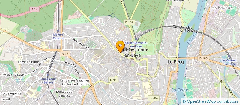 localisation de l'entreprise SCI BUSSY - ERMANS  SAINT-GERMAIN-EN-LAYE