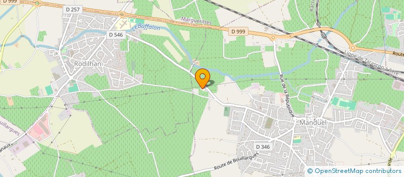 localisation de l'entreprise SCI BUTCHER  MANDUEL