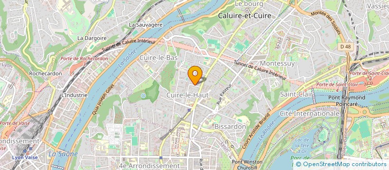 localisation de l'entreprise SCI BUTHEAU  CALUIRE-ET-CUIRE