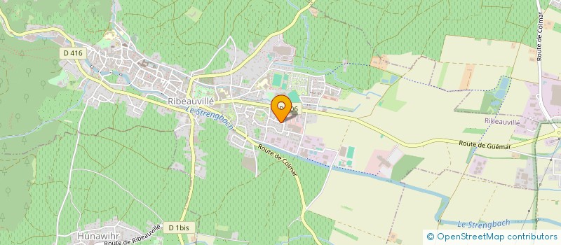 localisation de l'entreprise SCI BUTIG à RIBEAUVILLE