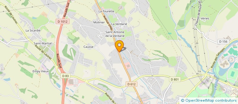 localisation de l'entreprise SCI BUTIN  CASTRES