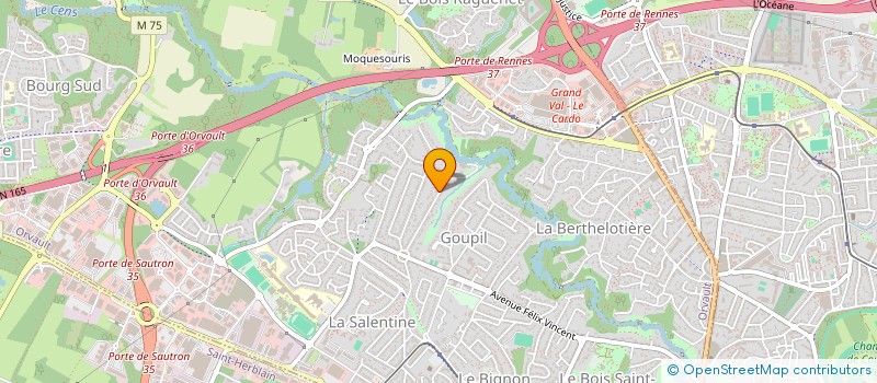 localisation de l'entreprise SCI BUTON à ORVAULT